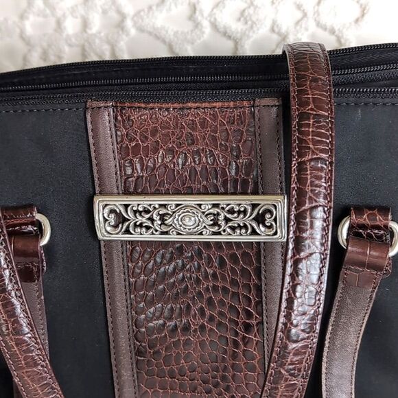 Brighton -One World Satchel, Briefcasette -Dual Handle Shoulder Bag - Picture 4 of 17